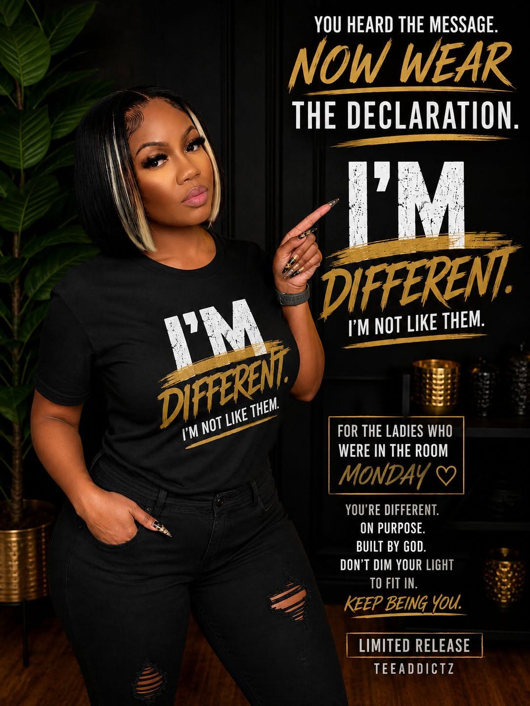 I’M DIFFERENT. | Statement Tee