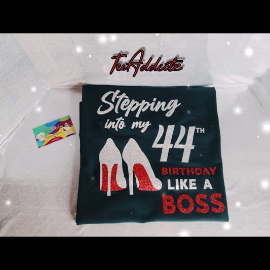 Custom Glitter Vinyl T-Shirts - TeeAddictz