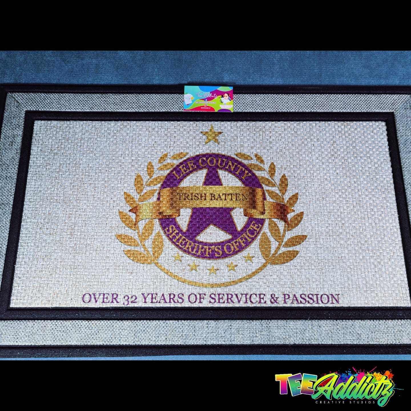 Custom Indoor/Outdoor Floor Mats with Custom Design - TeeAddictz