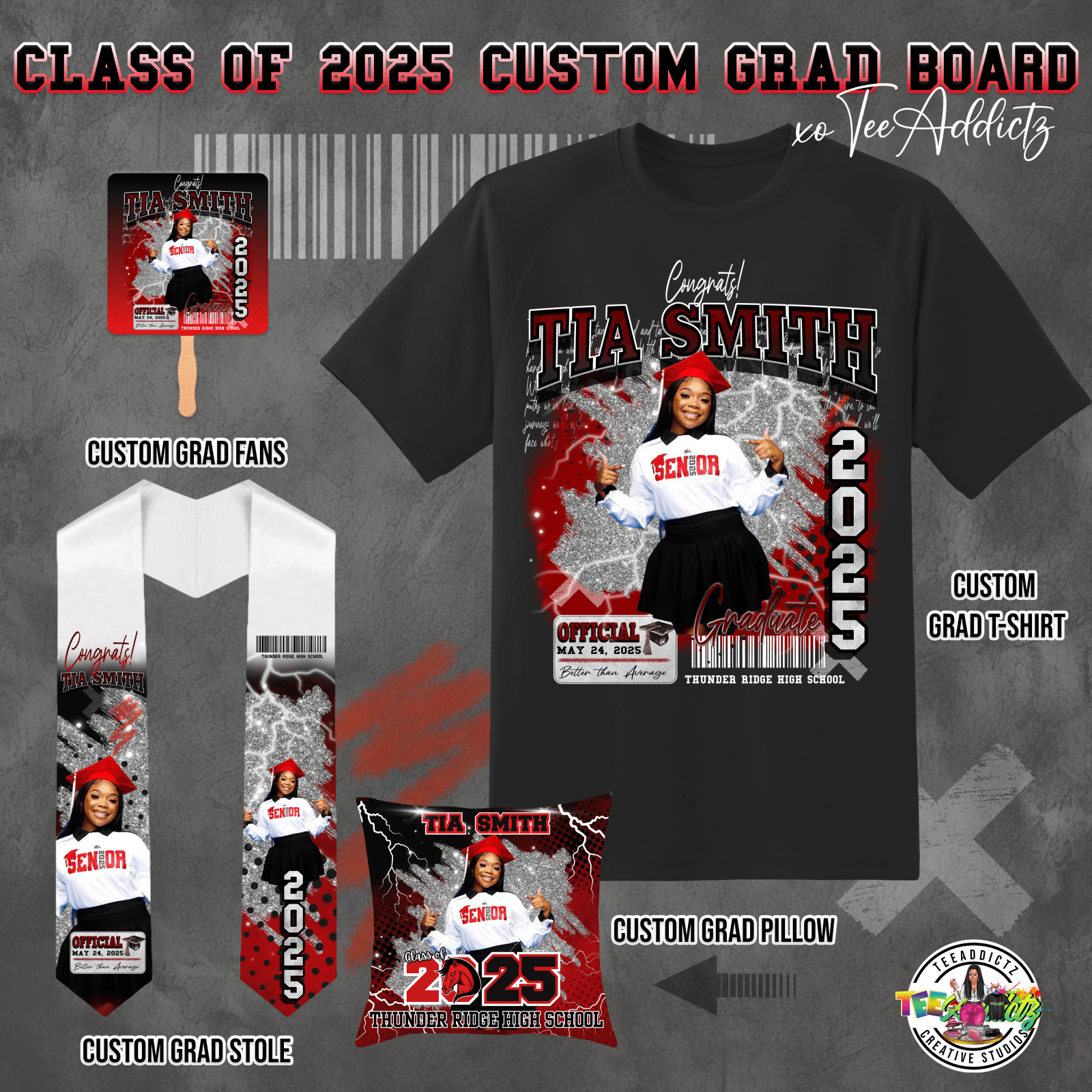 2026 Custom Grad Collection - TeeAddictz
