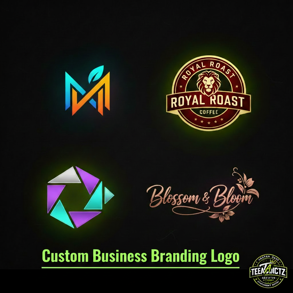 Custom Business Branding Logo - Clean