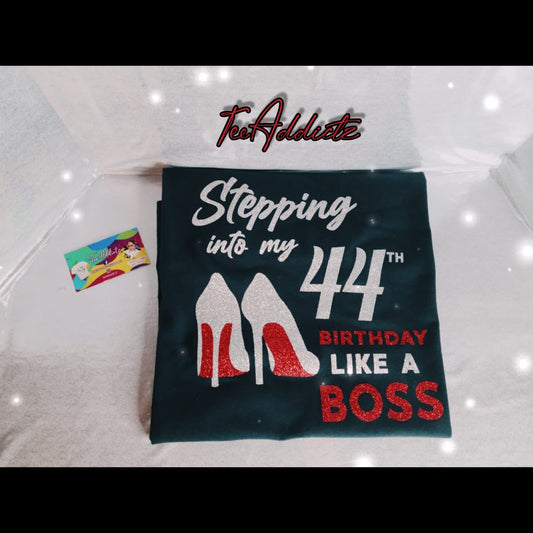 Custom Glitter Vinyl T-Shirts - TeeAddictz
