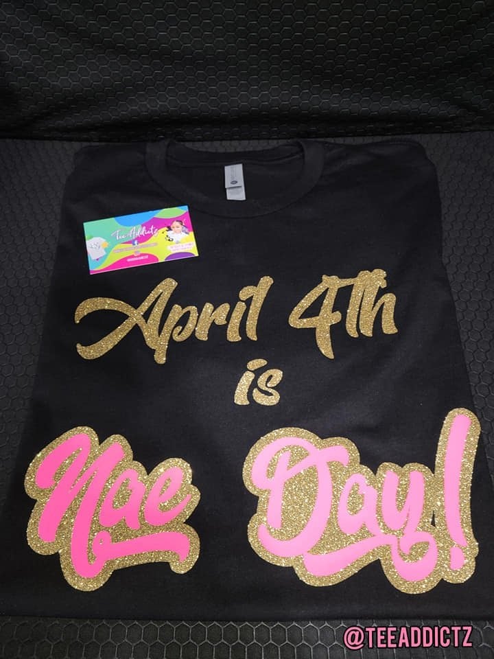 Custom Glitter Vinyl T-Shirts - TeeAddictz