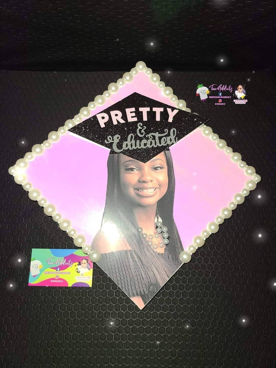 Custom Graduation Cap Topper/Cap - TeeAddictz