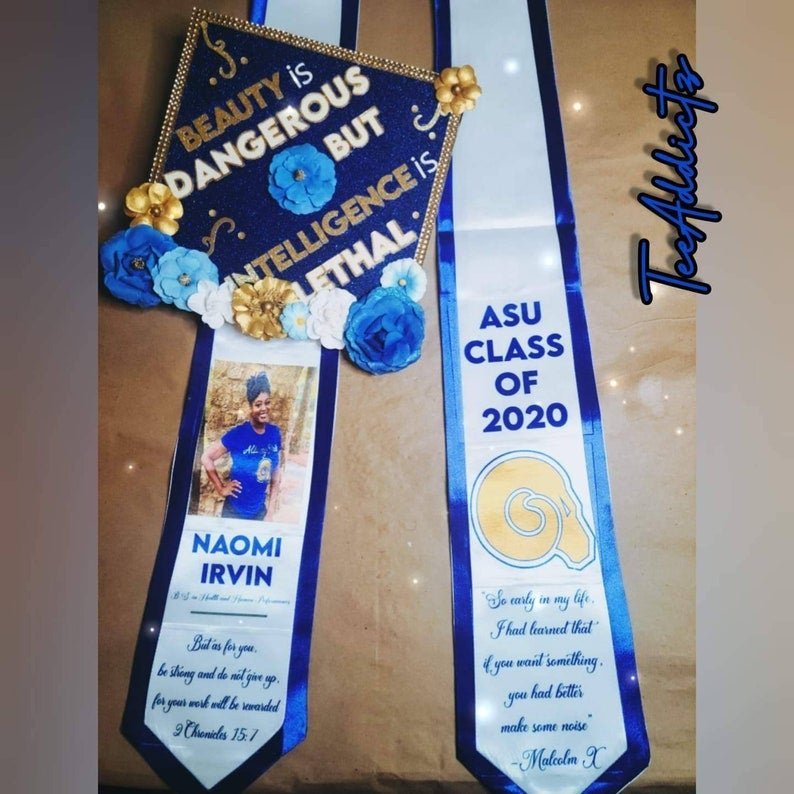 Custom Graduation Cap Topper/Cap - TeeAddictz