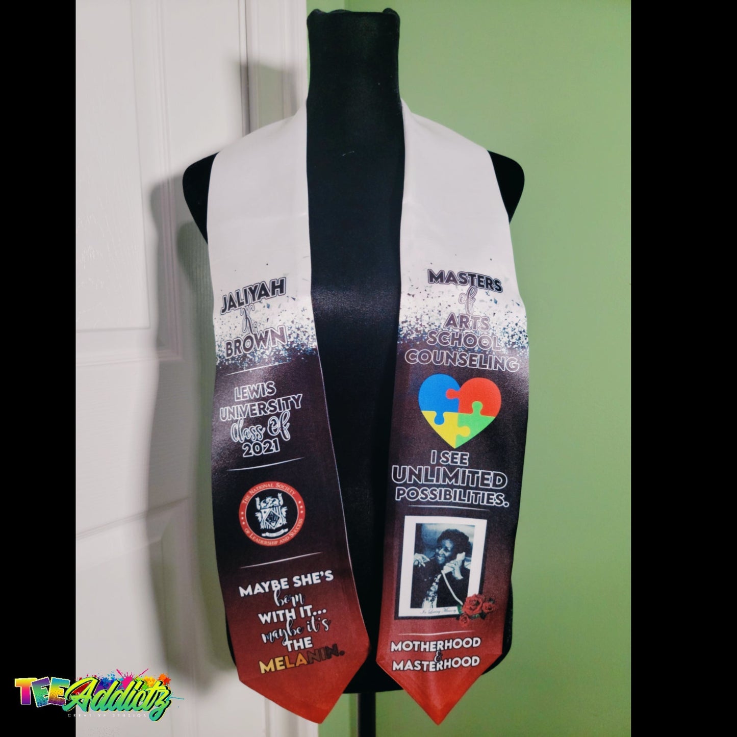 Custom Graduation Stole - TeeAddictz