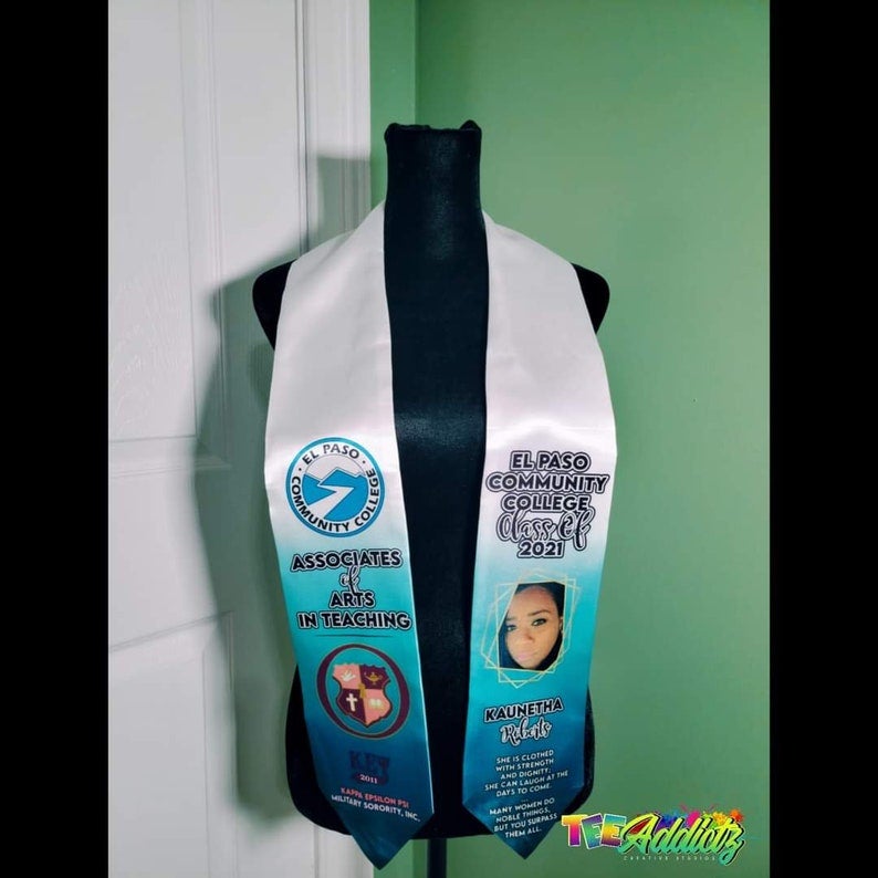 Custom Graduation Stole - TeeAddictz