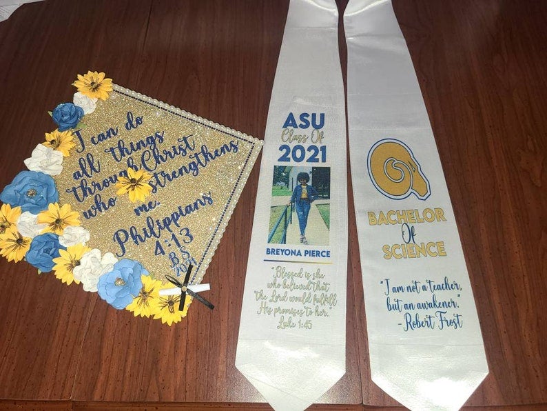 Custom Graduation Stole - TeeAddictz