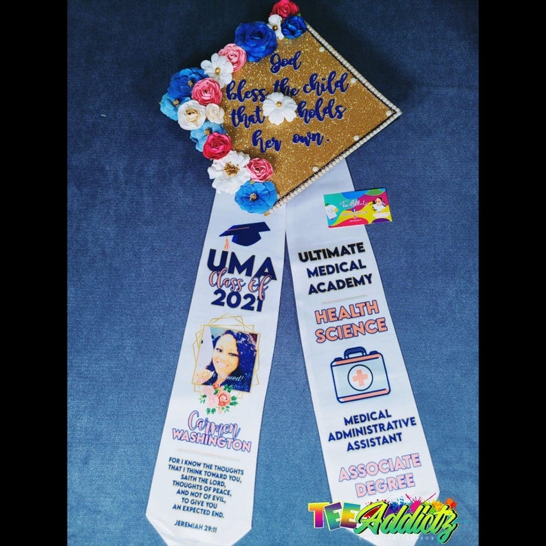 Custom Graduation Stole - TeeAddictz