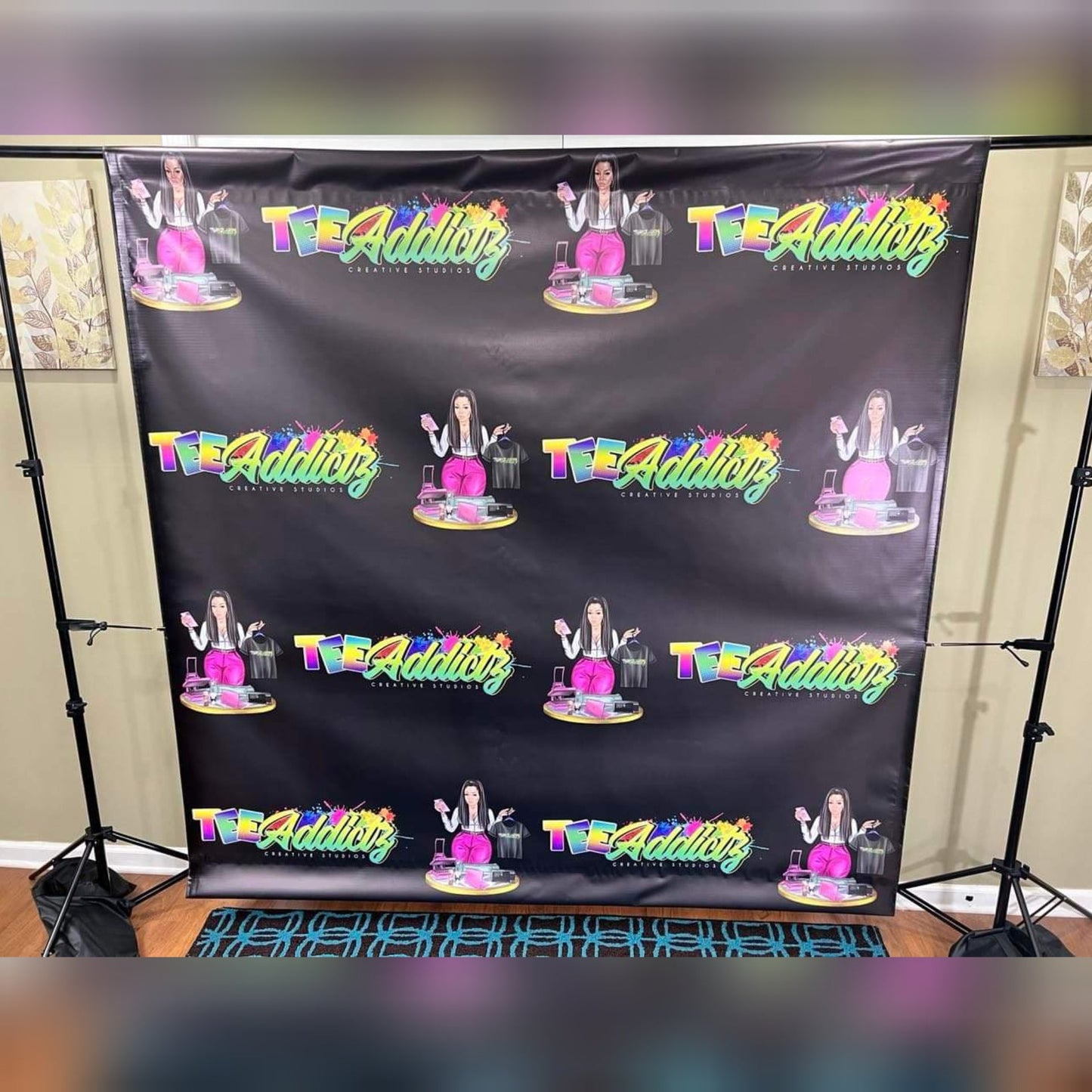 Custom Vinyl Backdrop Banner - TeeAddictz