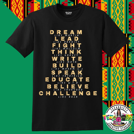 Dream, Lead, Fight... - TeeAddictz