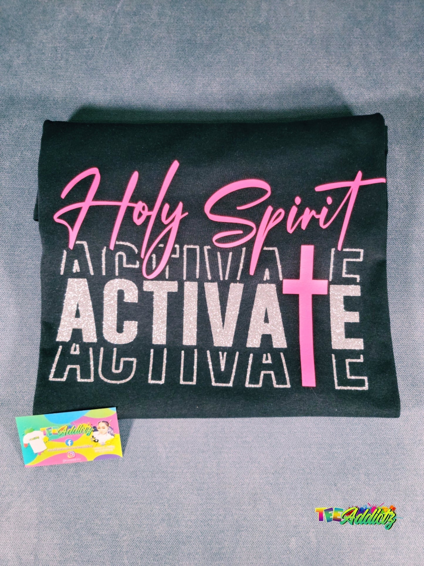 Holy Spirit Activate Statement Tee - TeeAddictz