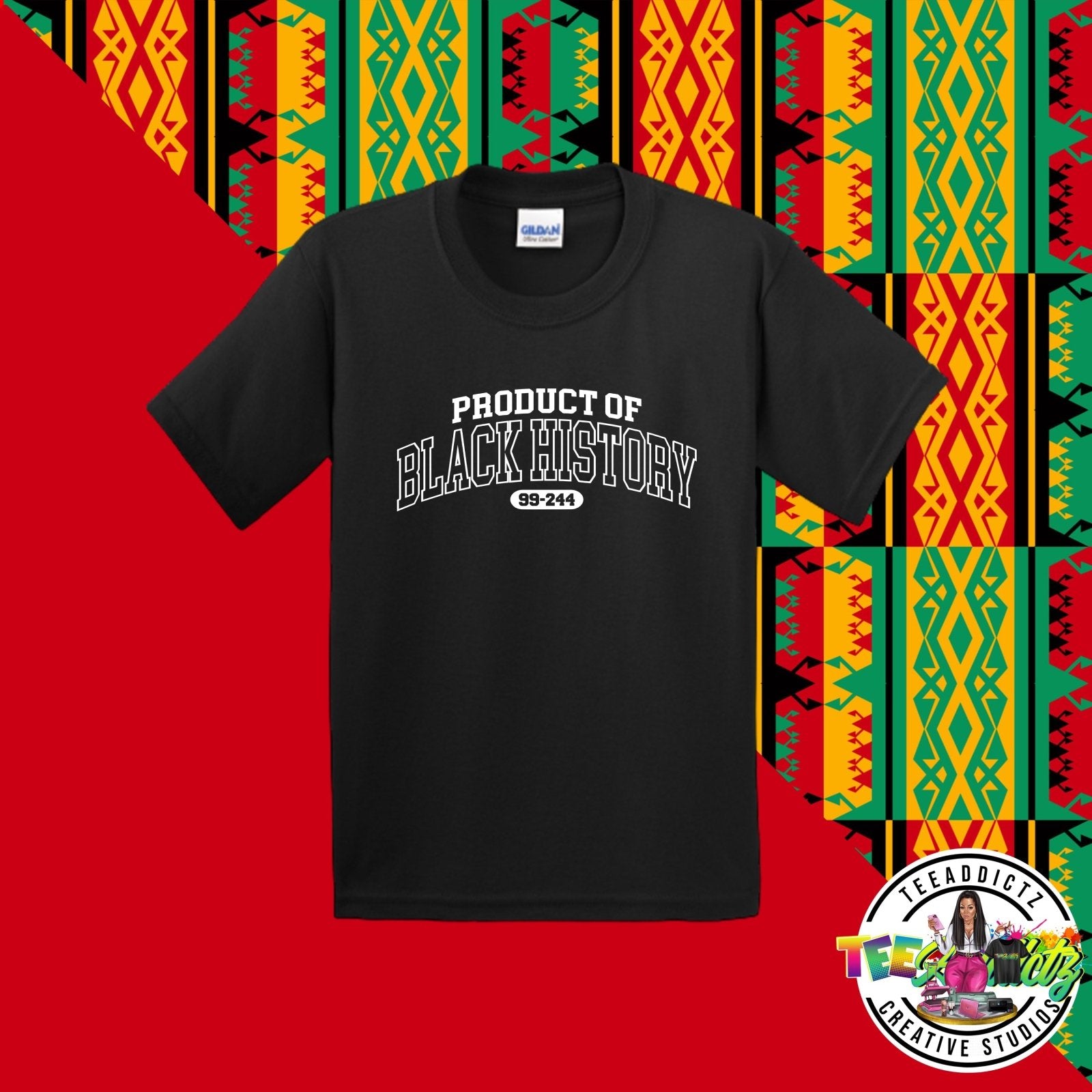Product of Black History Youth Tee - TeeAddictz